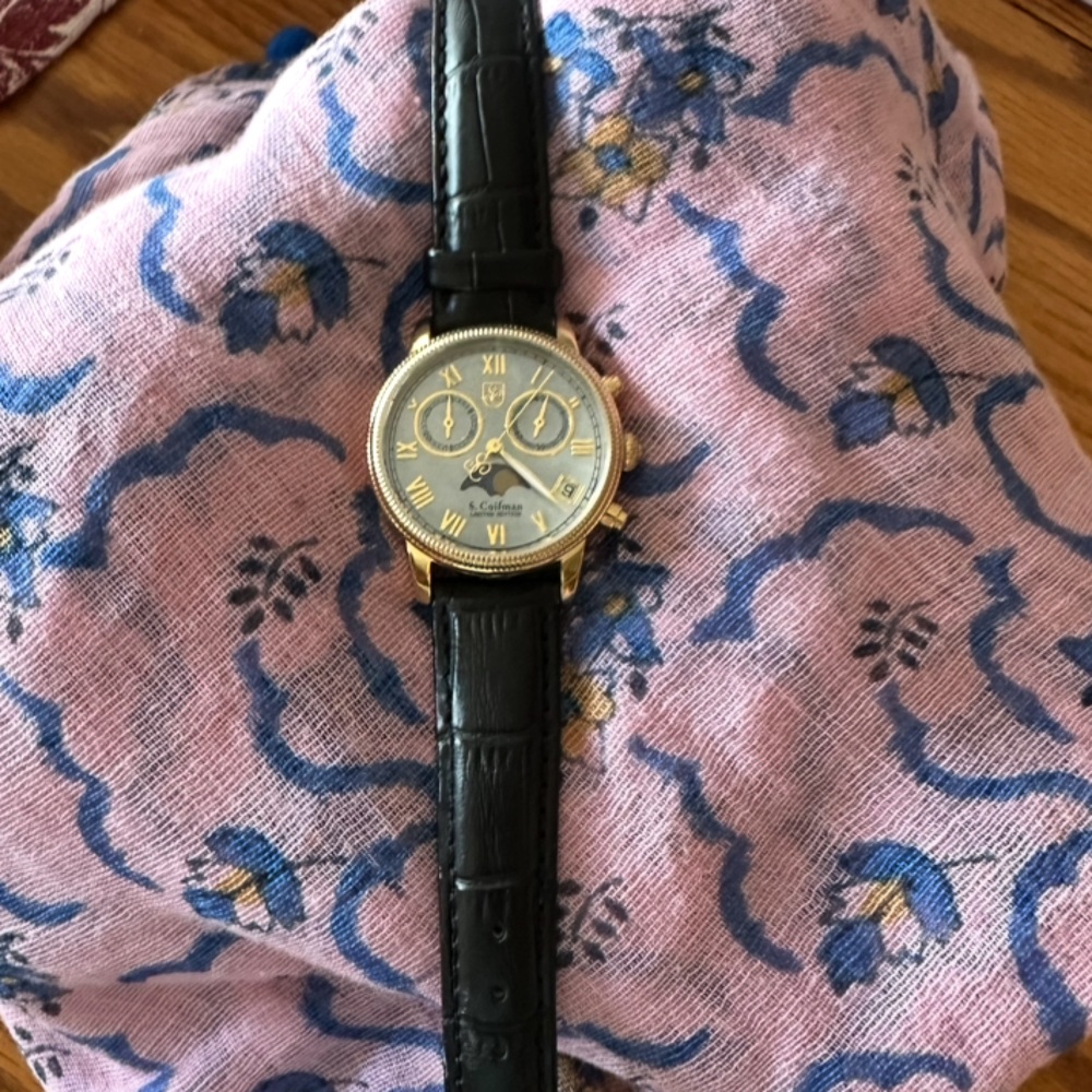 S. Coifman Swiss Movement Moonphase Watch